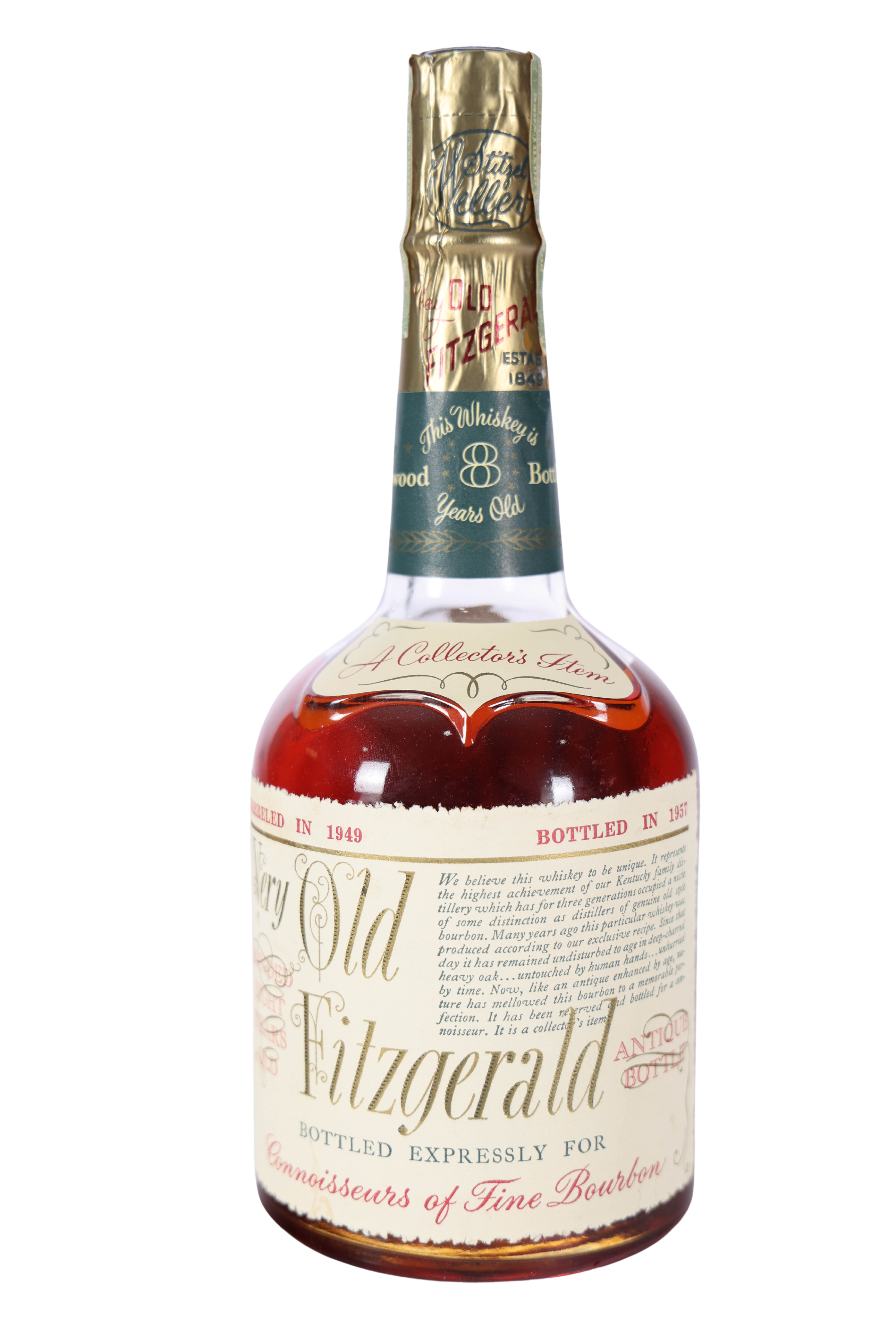 Very Old Fitzgerald 8 Year Bottled in Bond 1962-1970 (4/5 Quart